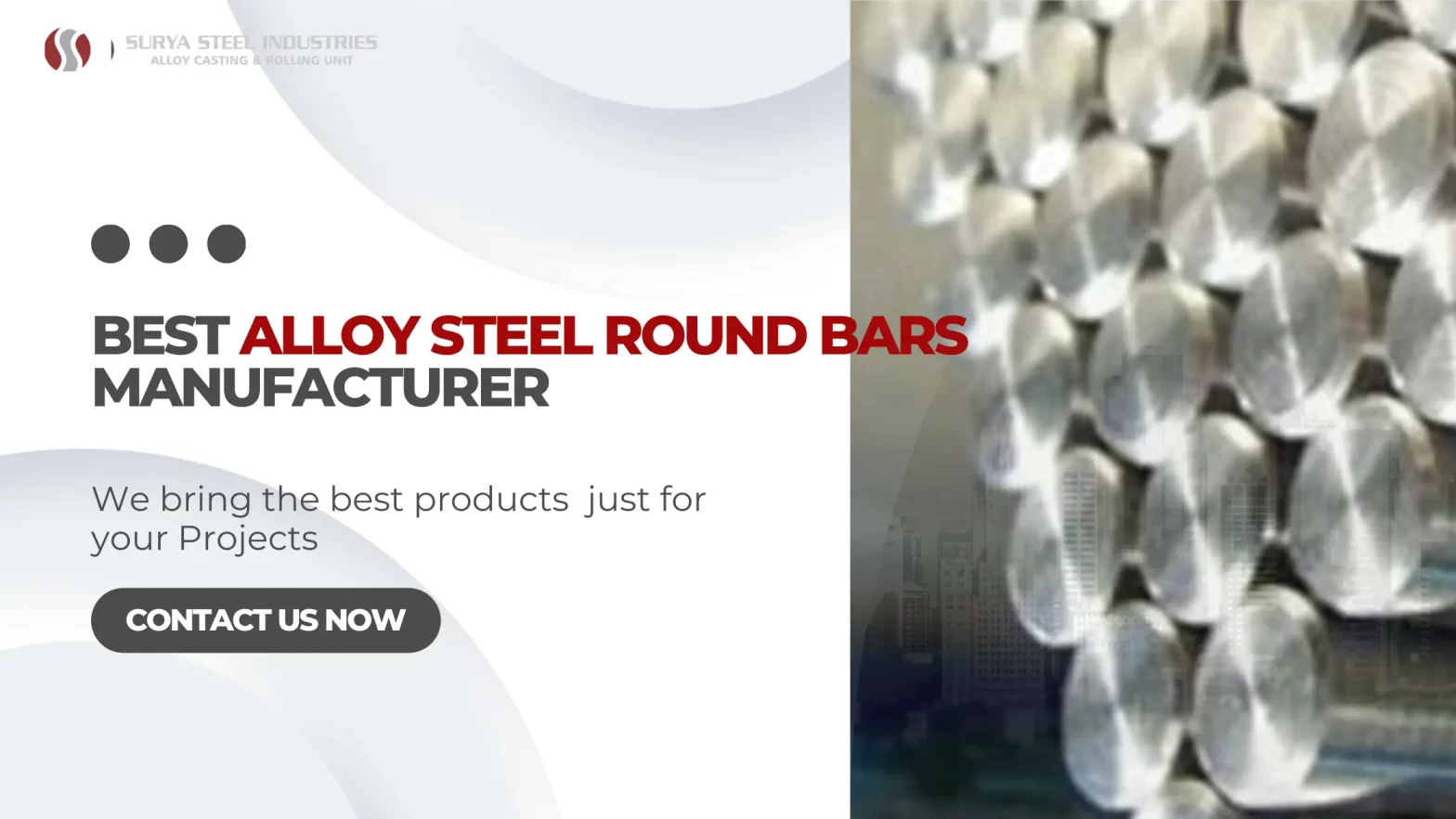 Alloy Steel Rounds: Boost Your Construction with Top Quality